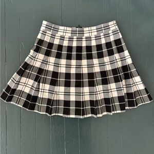 Love Tree Plaid Skirt - M